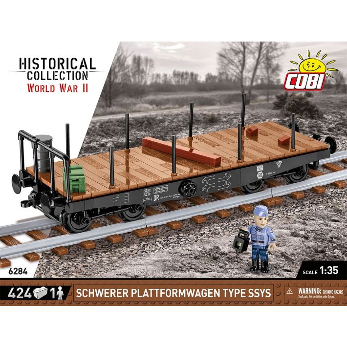 6284 Schwerer Plattformwagen Type SSYS 1/35 scale (image for) 6284 Schwerer Plattformwagen Type SSYS 1/35 scale